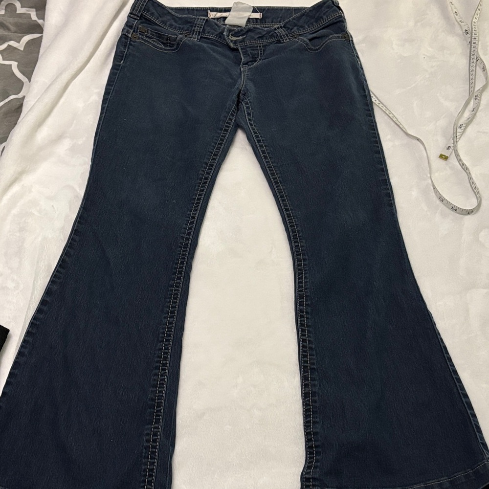 Stylish Navy Flare Jeans